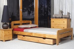 Magnat Dřevěná postel Klaudia 140 x 200 cm