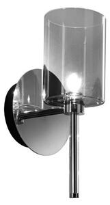 Axolight Spillray R, nástěnné svítidlo z šedého kouřového skla, LED 1,5W G4 výška 29,3cm