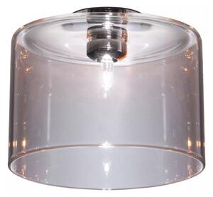Axolight Spillray GI stropní svítidlo z šedého kouřového skla, LED 1,5W G4 průměr 14cm, zapuštěná montáž