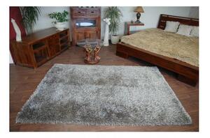 Luxusní kusový koberec Shaggy Love hnědý 80x150cm