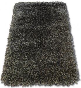 Luxusní kusový koberec Shaggy Love hnědo černý 160x230cm