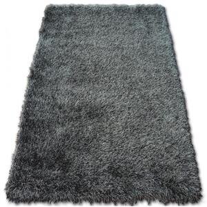 Luxusní kusový koberec Shaggy Love černý 80x150cm