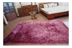 Luxusní kusový koberec Shaggy Love švestkový 200x290cm