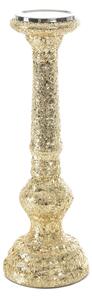 SKLENĚNÝ SVÍCEN MELIA (FI) 13X40 CM ZLATÁ