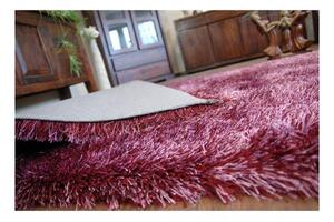 Luxusní kusový koberec Shaggy Love švestkový 250x350cm