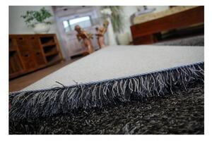 Luxusní kusový koberec Shaggy Love černý 60x110cm