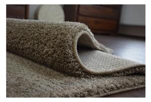Luxusní kusový koberec Shaggy Azra béžový 80x150cm
