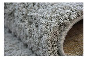 Luxusní kusový koberec Shaggy Azra šedý 60x100cm
