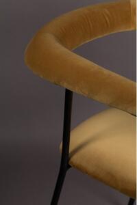Dutchbone Židle s područkami HAILY gold 1200191