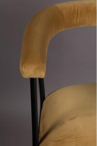 Dutchbone Židle s područkami HAILY gold 1200191