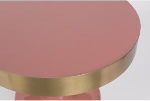 Zuiver Odkládací smaltovaný stolek GLAM ZUIVER,růžový 2300175