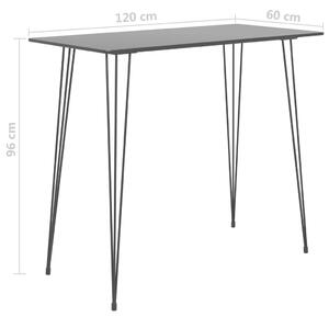 Barový stůl Rios - 120x60x96 cm | černý