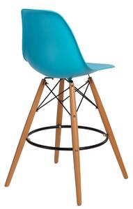 Barová židle P016V PP oceán modrá