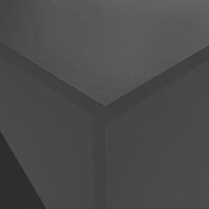 Barový stůl Stocky se skříní - 115x59x200 cm | černý