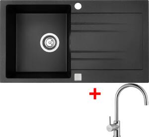 Set Sinks RAPID 780 Granblack + baterie VITALIA Chrom