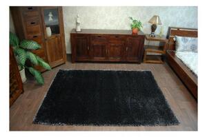 Kusový koberec Shaggy Narin černý 120x170cm