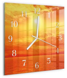 Skleněné hodiny Slunný zskb-30x30-00057434