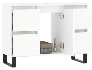 Koupelnová skříňka bílá 80 x 33 x 60 cm kompozitní dřevo