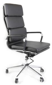 ADK TRADE Kancelářská židle ADK Soft, černá eko kůže