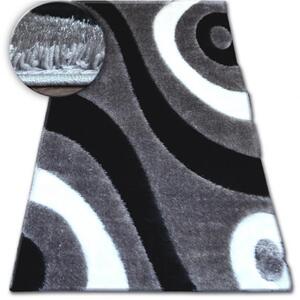 Luxusní kusový koberec Shaggy Space šedý 160x220cm
