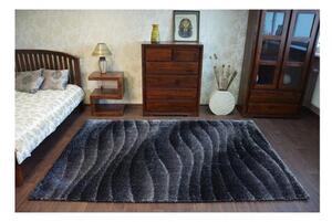 Luxusní kusový koberec Shaggy Cory antracitový 80x150cm
