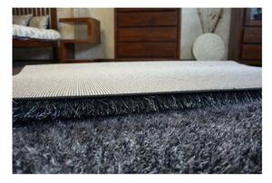Luxusní kusový koberec Shaggy Ben šedý 80x150cm