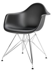 ArtD Židle P018 / inspirovaná DAR / černá