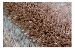 Luxusní kusový koberec Shaggy Verona hnědý 80x150cm