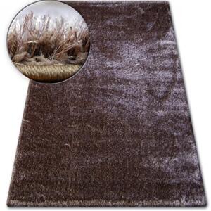 Luxusní kusový koberec Shaggy Verona hnědý 2 200x290cm