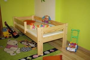 Dětská postel KRZYS 70 x 160 cm - dub