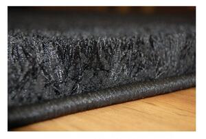 Luxusní kusový koberec Shaggy Verona černý 2 160x220cm