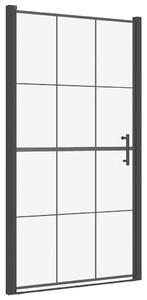 Sprchové dveře II - tvrzené sklo - černé | 100x178 cm