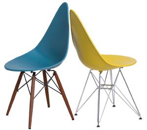 Židle RUSH DSW navy zelená/tmavá, Sedák bez čalounění, Nohy: dřevo, , barva: zelená, bez područek buk