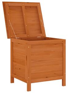 Zahradní úložný box hnědý 50x49x56,5 cm masivní jedlové dřevo
