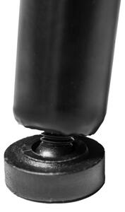 Židle ROXANA černá, Sedák s čalouněním, Nohy: kov, dřevo, barva: černá, s područkami kov