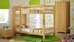 Patrová postel 90 x 200 cm - dub