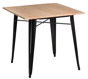 Stůl Paris Wood borovice černý