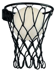 Mantra 7243 Basketball, černé nástěnné svítidlo ve tvaru basketbalového koše, 1xE27 průměr 30cm