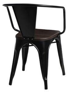 Židle Paris Arms Wood borovice broušená černá