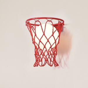 Mantra 7244 Basketball, červené nástěnné svítidlo ve tvaru basketbalového koše, 1xE27 průměr 30cm