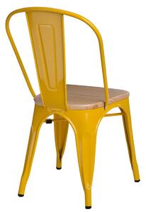 Židle Paris Wood borovice natural žlutá