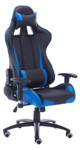 ADK TRADE Černá kancelářská židle ADK Runner s modrými prvky