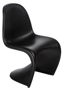 Židle BALANCE pp černá, Sedák bez čalounění, polypropylén, barva: černá, bez područek
