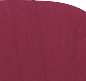 Barové židle Ribes - 2 ks - textil | vínové