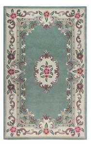 Zelený vlněný koberec Flair Rugs Aubusson, 75 x 150 cm
