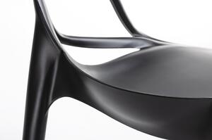 Barová židle HILO PREMIUM černá - polypropylén