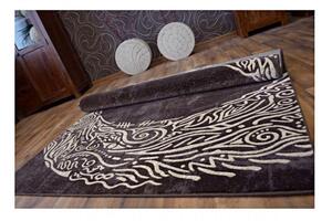 Luxusní kusový koberec akryl Perry hnědý 80x150cm