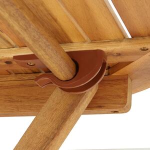 Skládací zahradní stolek Albury - masivní akáciové dřevo | 70 cm