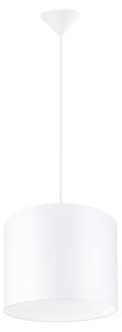 Závěsné svítidlo Nova, 1x bílé textilní stínítko, (fi 30 cm)