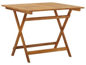 Skládací zahradní stůl Warwick - masivní akáciové dřevo | 90x90x75 cm